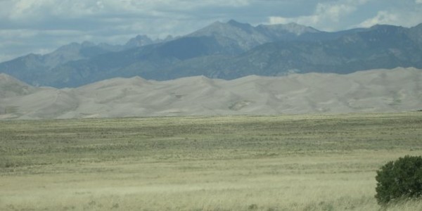 Approaching the Great Sand Dunes